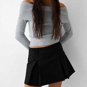 BERSHKA Tailored Skort‎ With Box Pleats